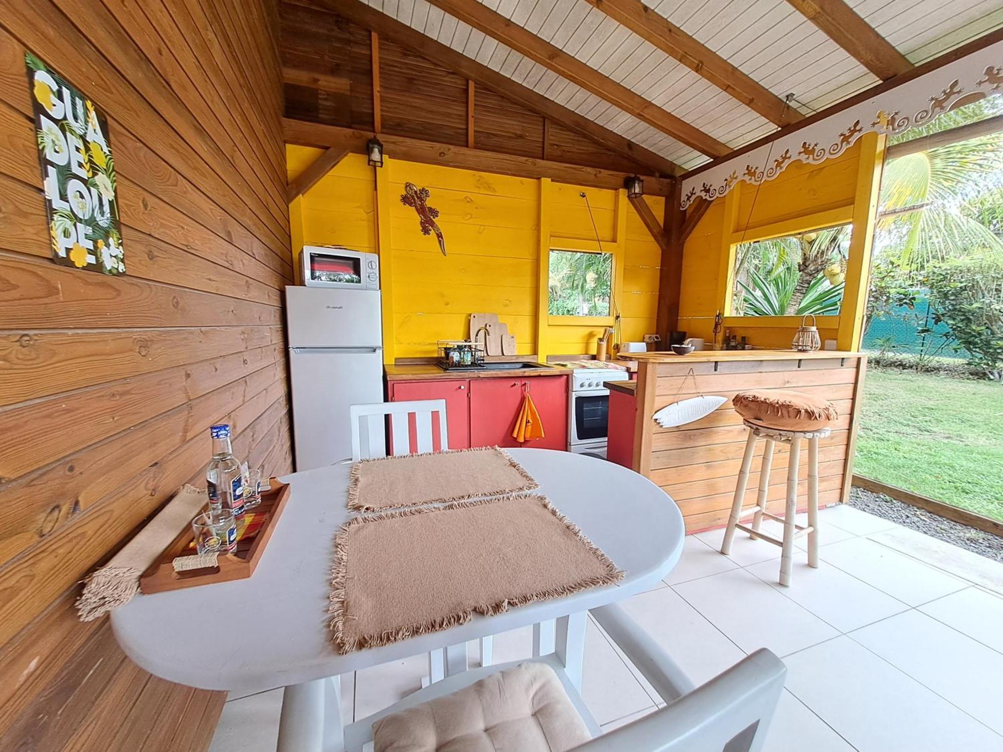 Yuka Lodge - Bungalow Prive Avec Jardin En Pleine Nature Sainte-Anne  Exteriör bild
