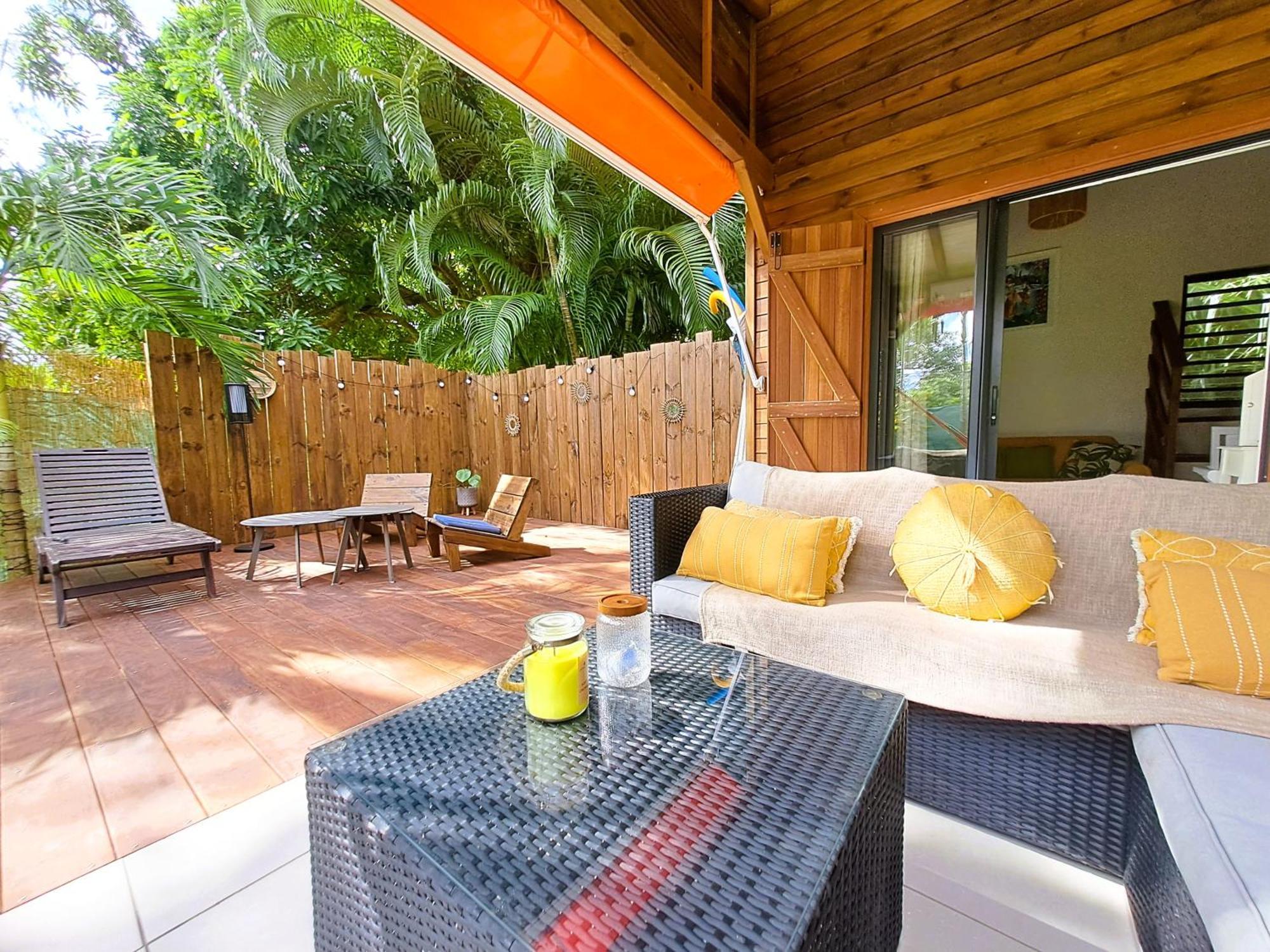 Yuka Lodge - Bungalow Prive Avec Jardin En Pleine Nature Sainte-Anne  Exteriör bild