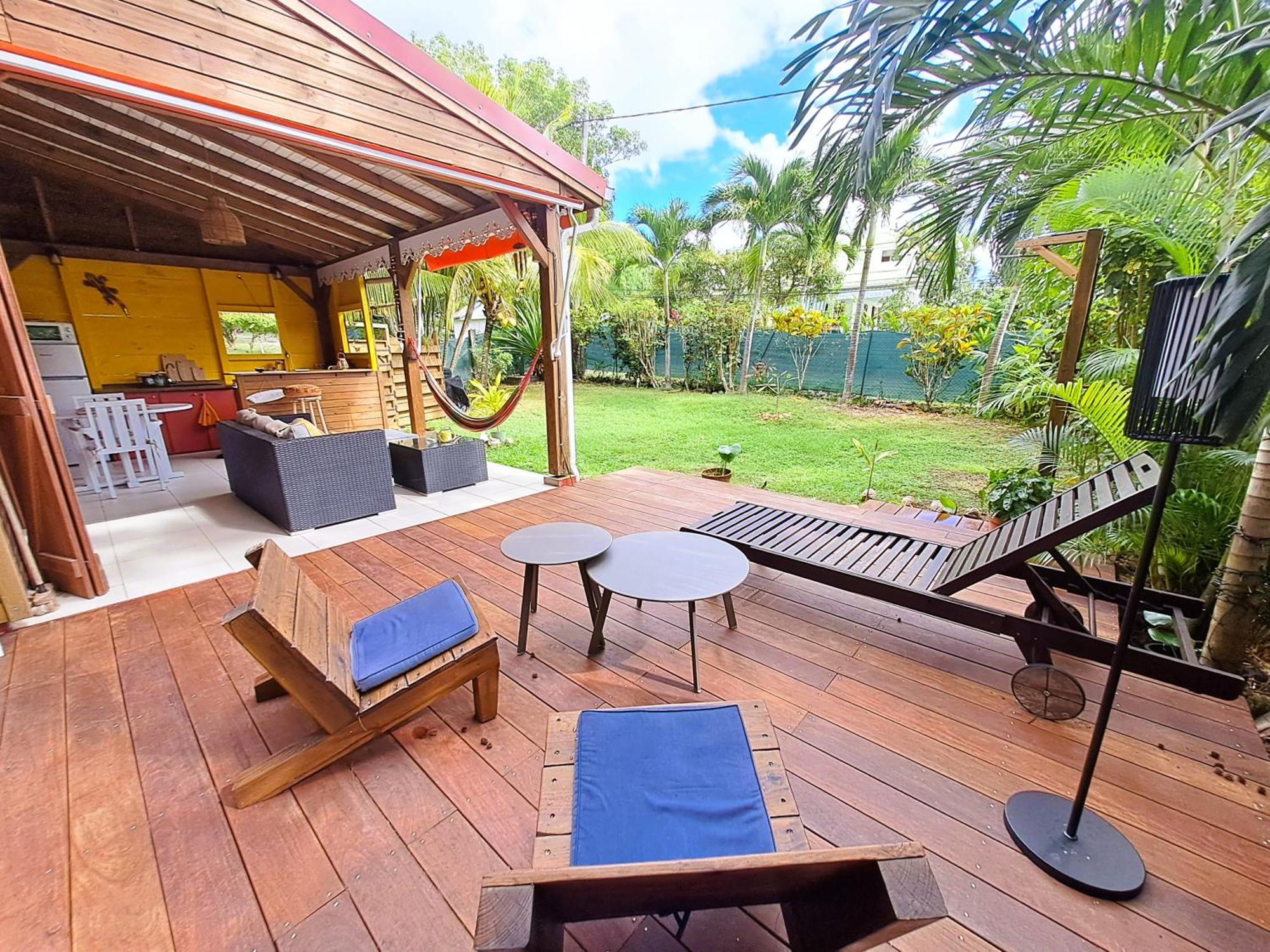 Yuka Lodge - Bungalow Prive Avec Jardin En Pleine Nature Sainte-Anne  Exteriör bild