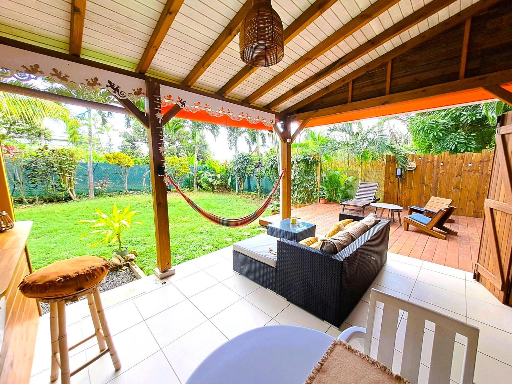 Yuka Lodge - Bungalow Prive Avec Jardin En Pleine Nature Sainte-Anne  Exteriör bild