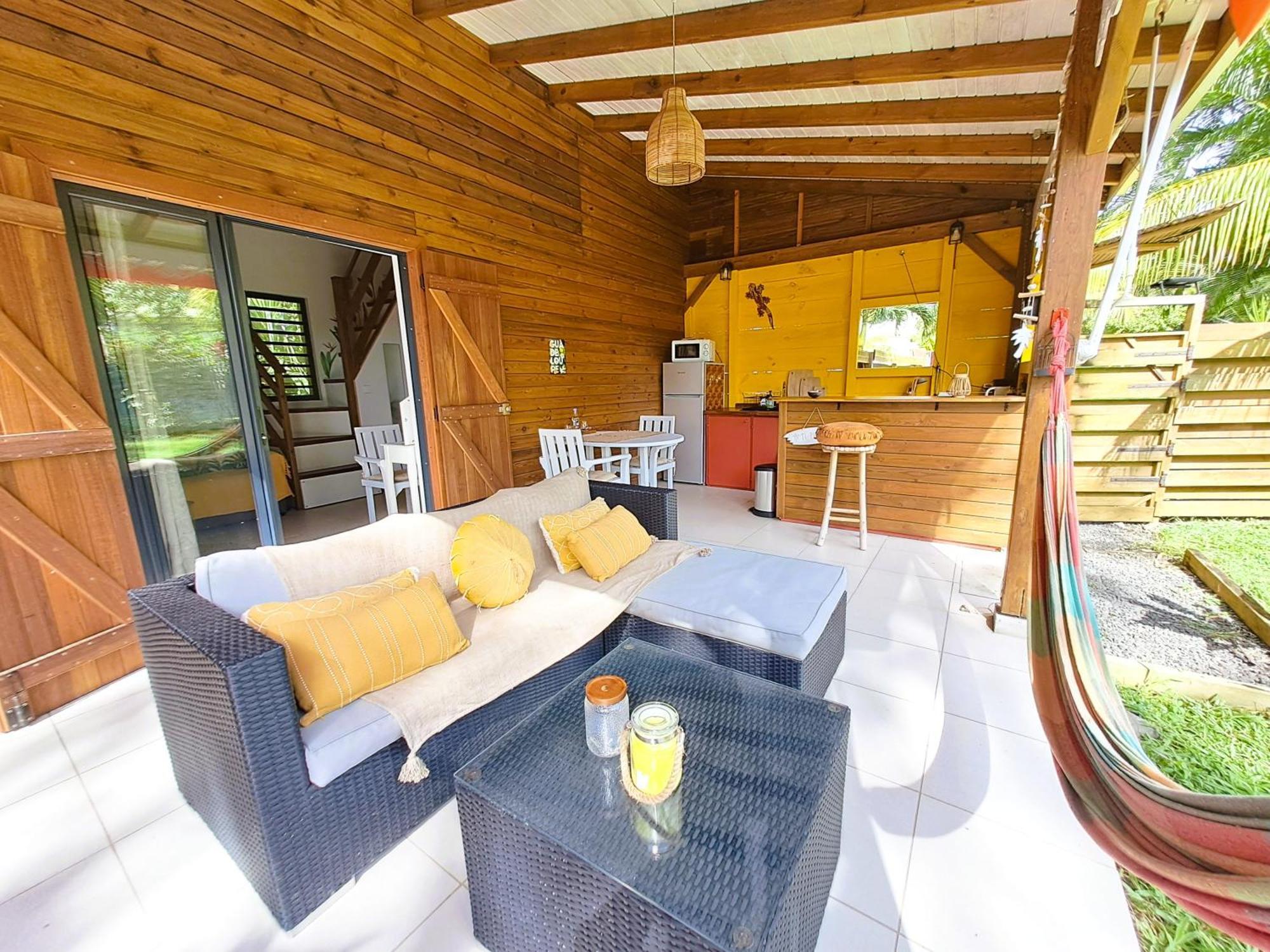 Yuka Lodge - Bungalow Prive Avec Jardin En Pleine Nature Sainte-Anne  Exteriör bild